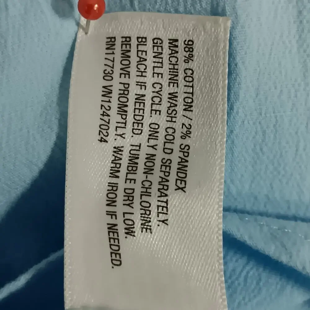 Future Collective Alani Noelle Top Size XL Light Blue Sleeveless Button Down - Picture 8 of 10